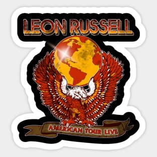 Retro Leon Russell Tour Eagle Design Sticker